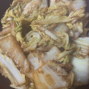 白菜のポン酢炒め